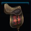 Brown hiking saddle