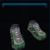 Green streetwear sneakers