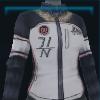 White polar jacket