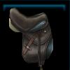 Pitch black saddle