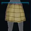 Yellow patterned Winter skirt