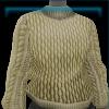 Yellow ribbed cardigan