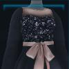 Sparkly black New Year dress