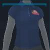 Dark blue cotton polo