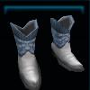 White and blue outdoor shoes