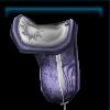 Purple athletic saddle