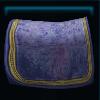 Purple athletic saddle pad