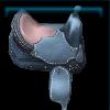 Blue walking saddle