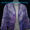 Purple exercise jacket