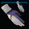 Pink exercise gloves