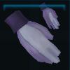 Purple walking mittens