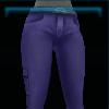Purple riding pants