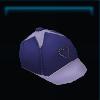 Purple riding cap