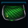 Green Fortuna saddle pad