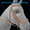 Brown princess bridle