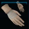 Striped princess gloves