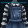 Dark blue denim dress