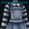 Light blue denim dress