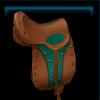 Brown coastal saddle