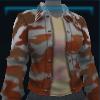 Camouflage print jacket