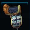 Blue wave saddle
