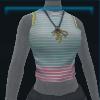 Turquoise beach vest
