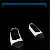 Black & white birthday shoes