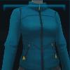 Blue cross-country jacket