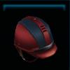 Red sporty helmet