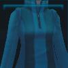 Blue merino wool sweater