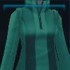 Green merino wool sweater