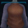 Fall wool knitted sweater