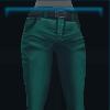 Green corduroy jeans