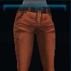 Orange corduroy jeans