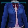 Blue autumn jacket