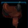 Stylish equestrian saddle
