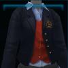 Dark blue riding blazer