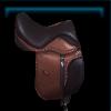 Trendy equestrian saddle