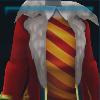 Red pixie coat