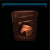 A handsome saddlebag with a print on it