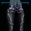 Black skeleton pants