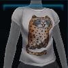 White print sweater