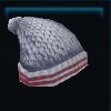 Soft gray hat