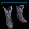 White ankle boots