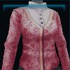 Red retro cardigan