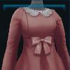 Red retro dress