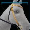 Yellow Hillcrest western bridle