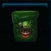 Green Fortuna saddlebag