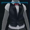 Black catering vest