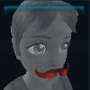 Red gentleman's mustache